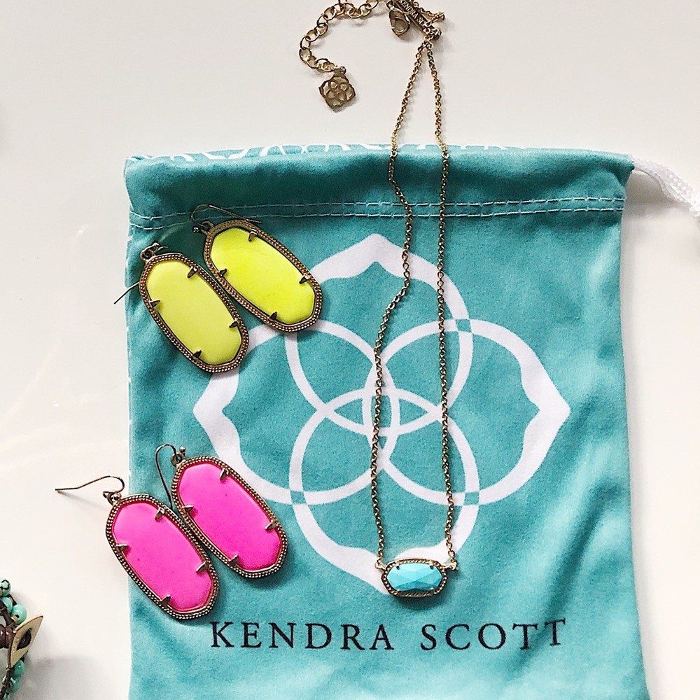 SOLD Kendra Scott Earrings & Necklace